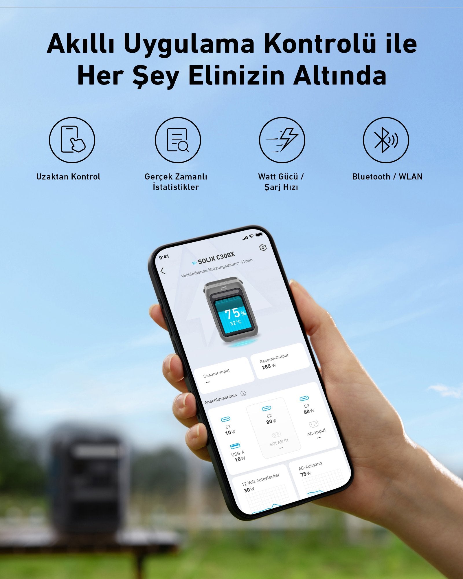 EAN 0194644298845 - Anker SOLIX C300X estación de energía portátil 7 Fosfato de hierro-litio (LiFePo4) 90000 mAh imagen 2