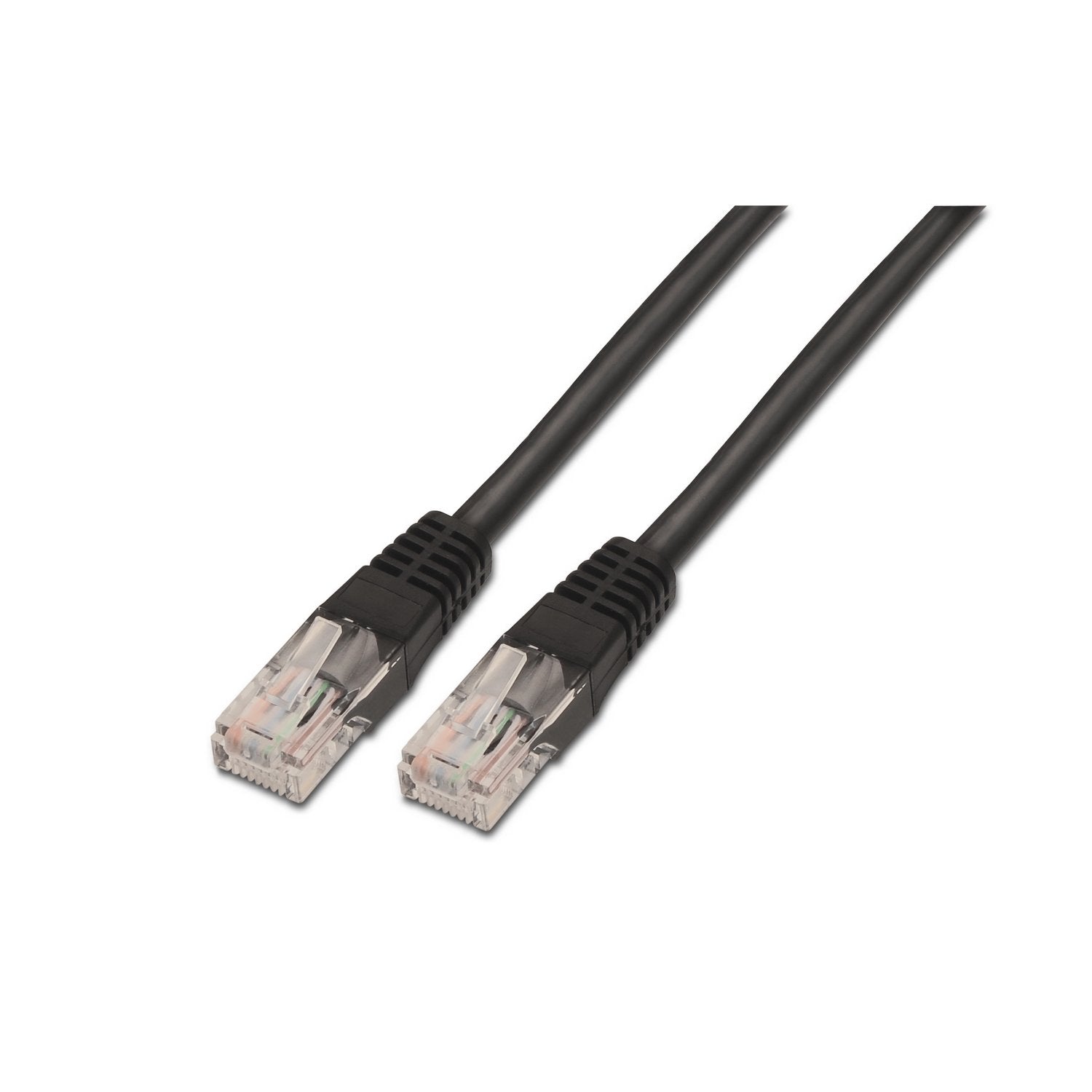 EAN 8436574702026 - AISENS A133-0203 cable de red Negro 1 m Cat5e U/UTP (UTP) imagen 1