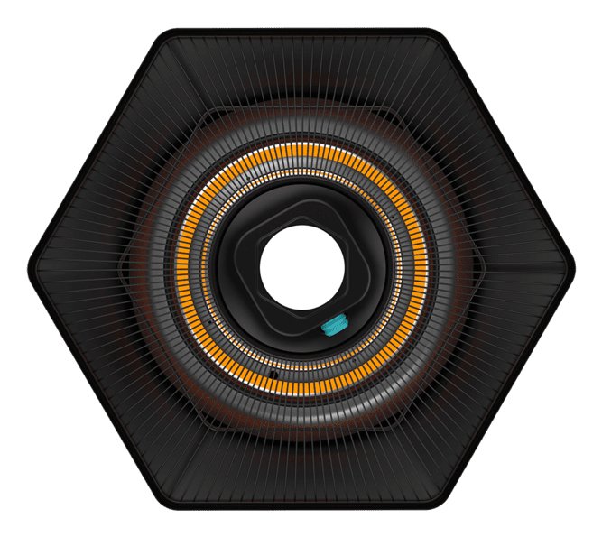 EAN 8435484082631 - Cecotec ReadyWarm 2000 Power Ceiling Exterior Negro 2000 W Calefactor eléctrico halógeno imagen 2