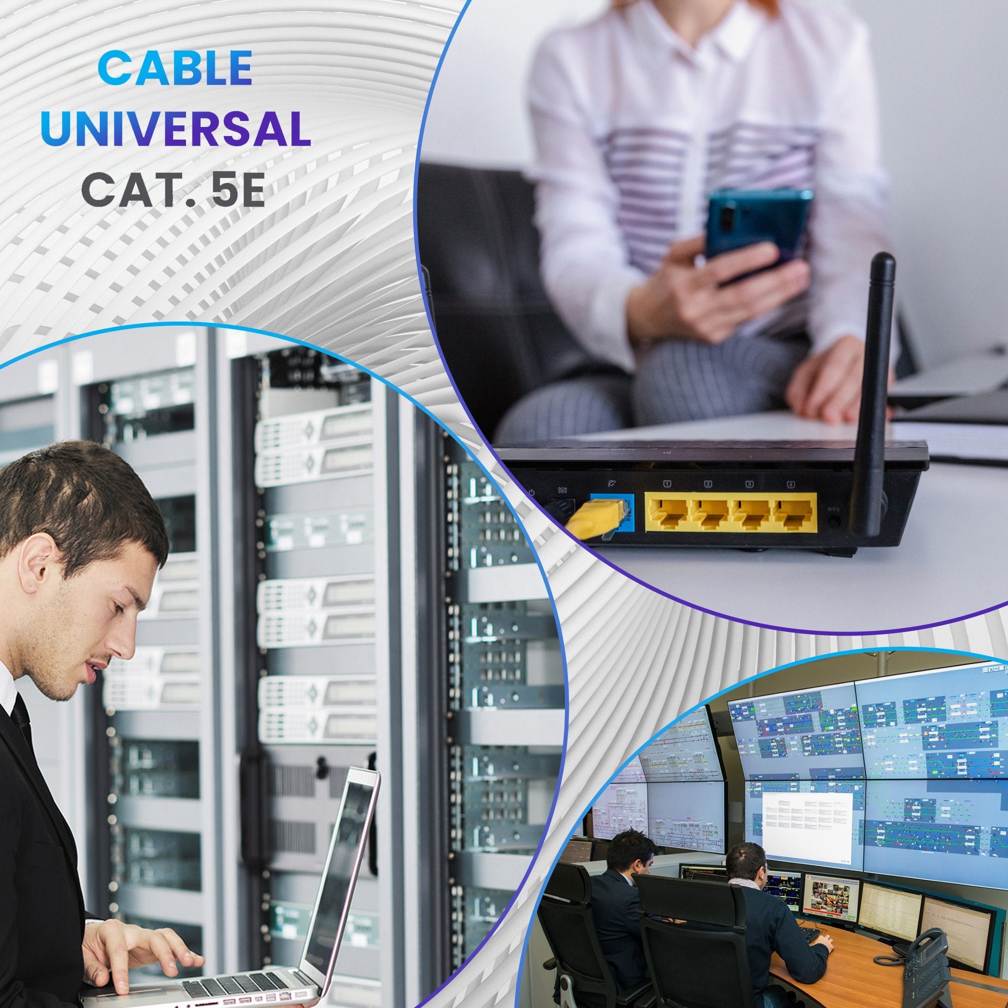 Cable Red Extralink Cat5e Utp (U/Utp) V2 Twisted Pair 305m