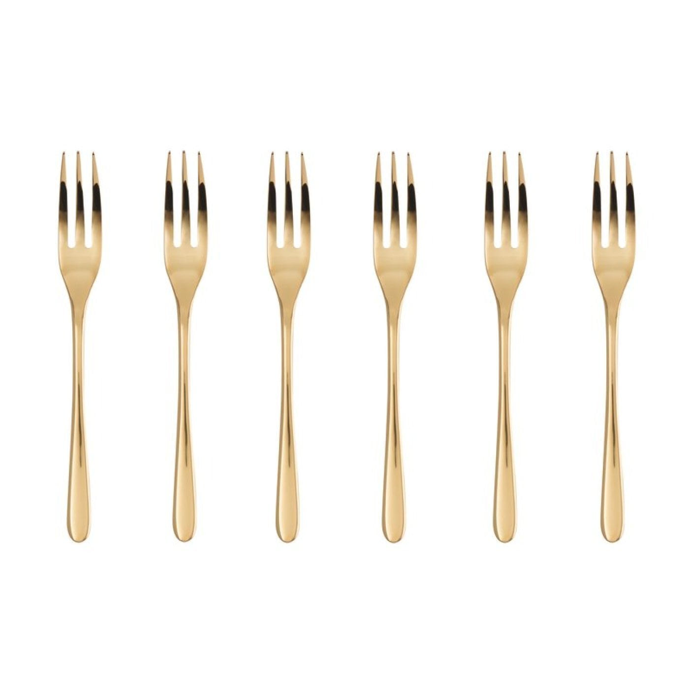 Sambonet Taste Pvd 6 Cake Forks Set