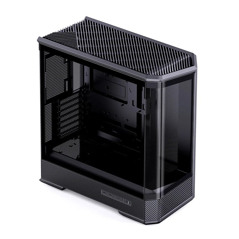 Jonsbo D400 Pc-Gehäuse, Midi Tower, Atx, Tempered Glass - Schwarz
