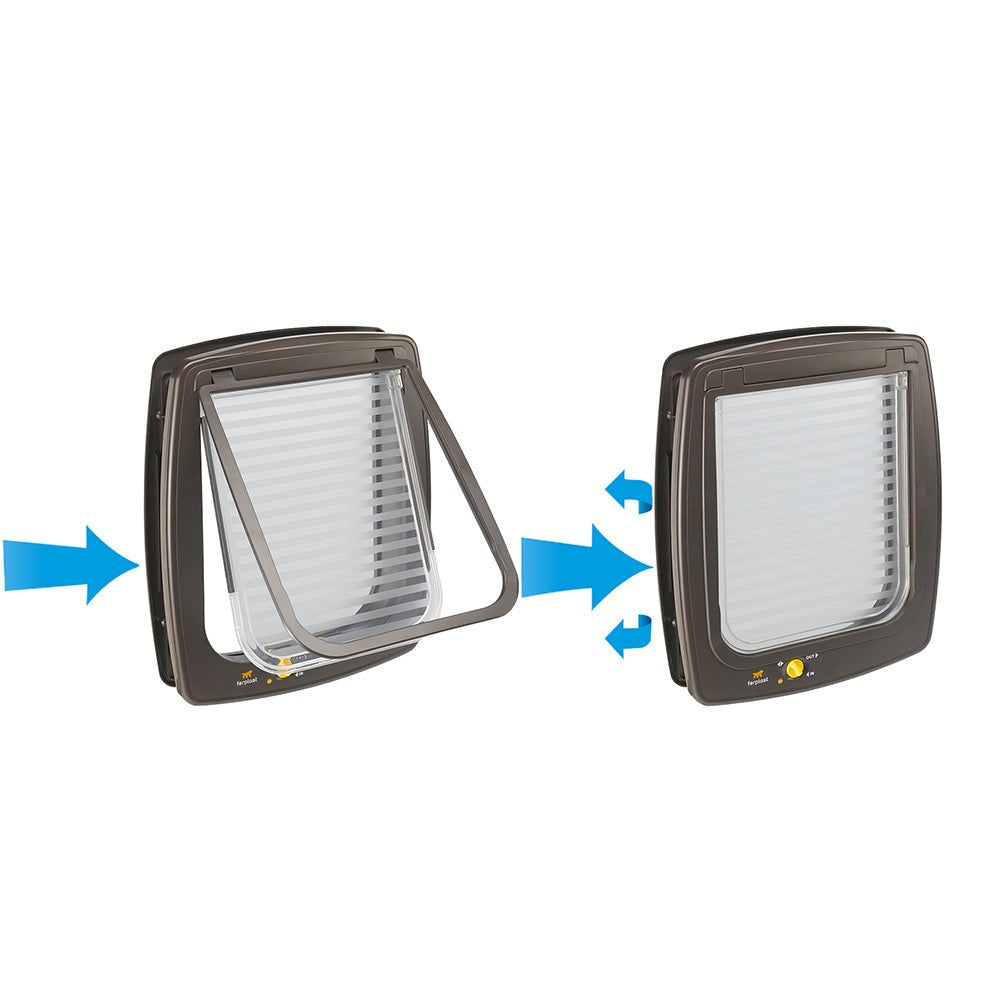 Swing 5 - Puerta Marrón Gatera, Puerta Gatos