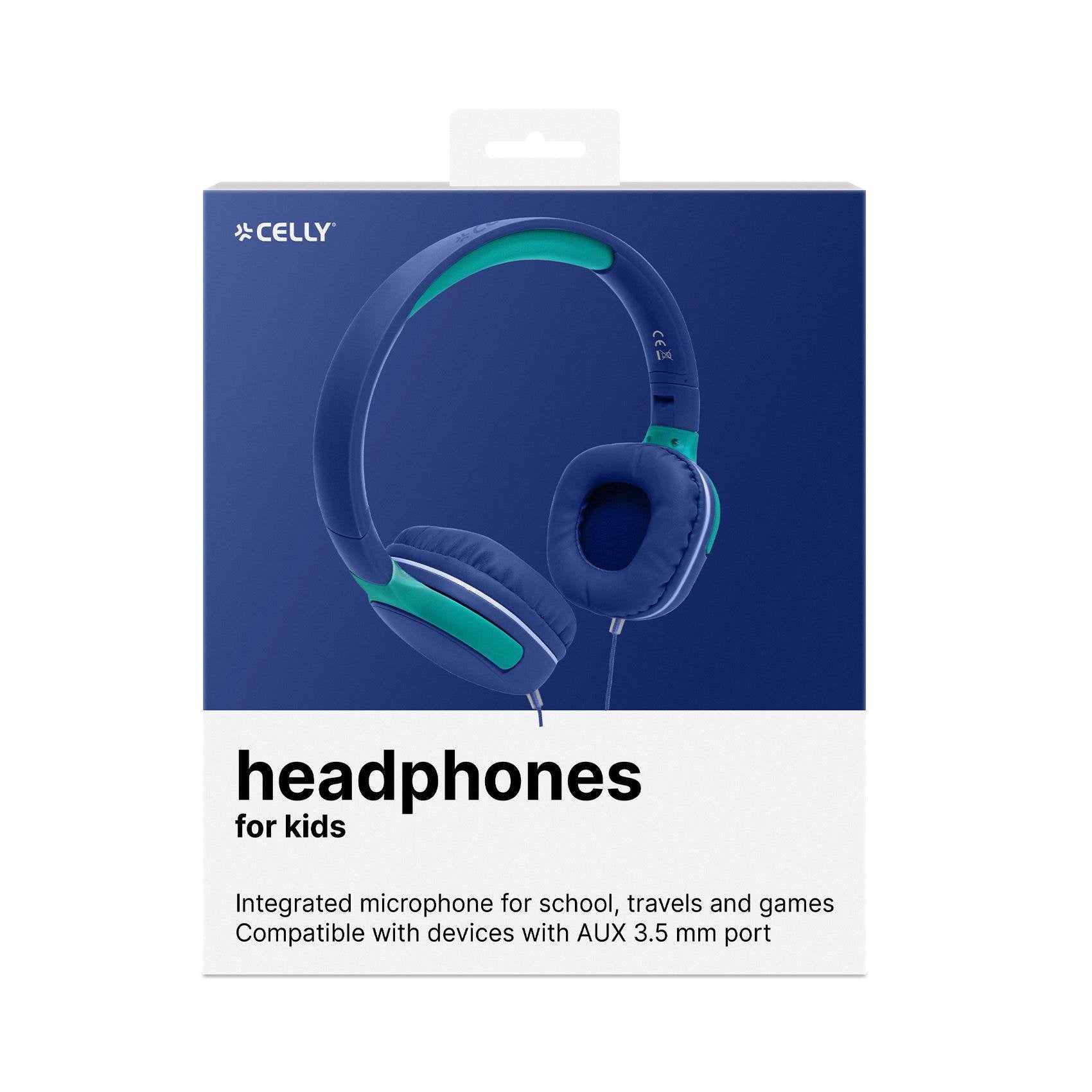 EAN 8021735215103 - Celly KIDSBEAT2 Auriculares Alámbrico Diadema Llamadas/Música Azul imagen 5