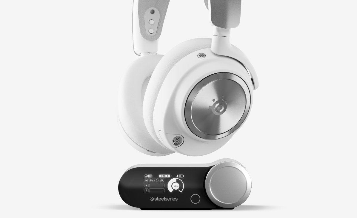 Auriculares Steelseries Arctis Nova Pro Wireless P, Gaming Blancos, Anc, Usb-C, Jack 61526