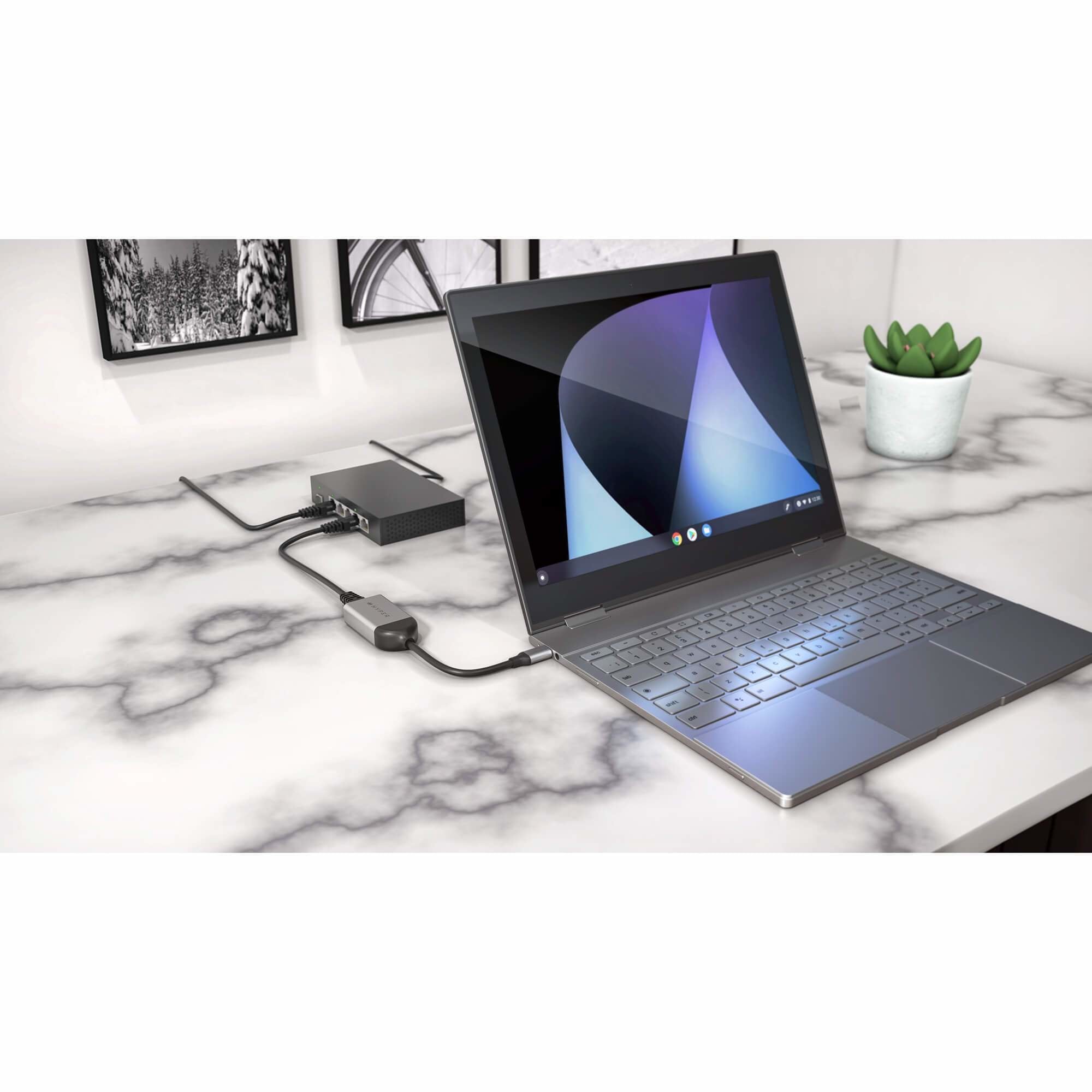 Hyper Adaptador Usb-C Macho A Ethernet