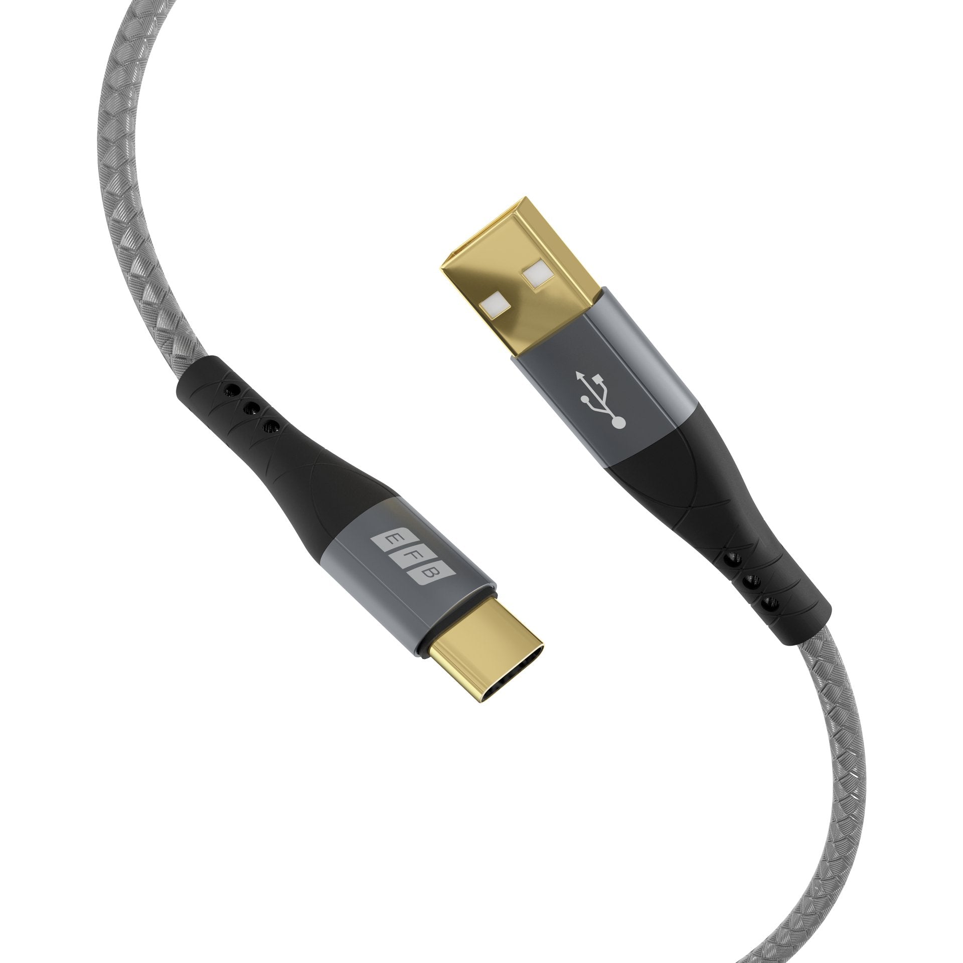 EAN 4049759325084 - EFB Elektronik USB-AC-00008 cable USB USB 2.0 2 m USB A USB C Negro, Gris imagen 2