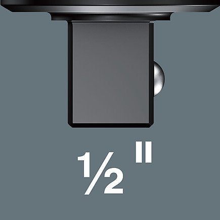 Wera Einsteckknarre 7772 C Conmutable 1/2" 05078637001