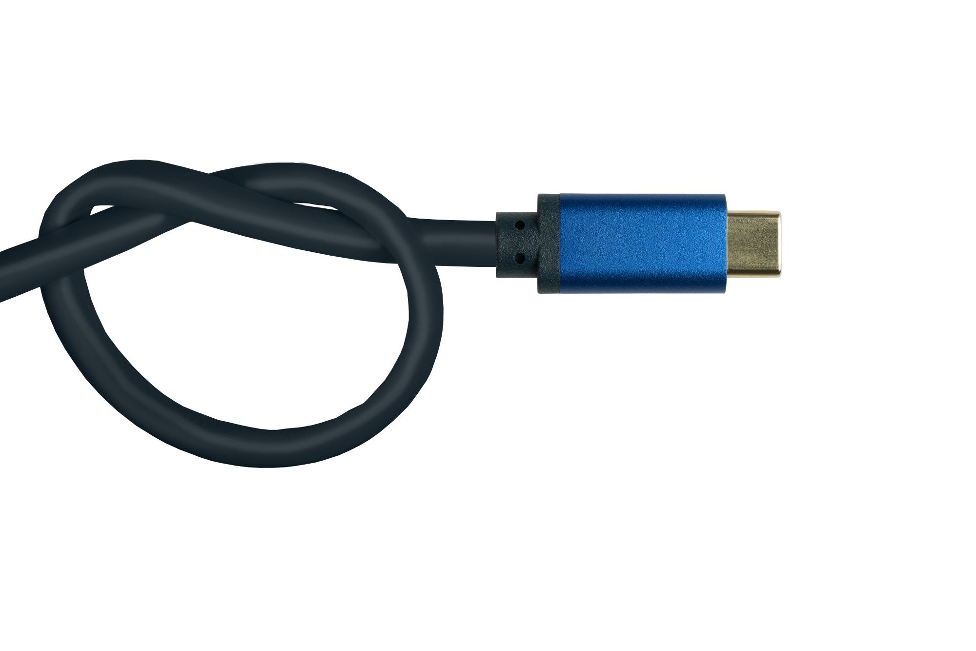 EAN 4014619554621 - Alcasa 4812-CSF020B adaptador de cable de vídeo 2 m USB Tipo C DisplayPort Azul imagen 2