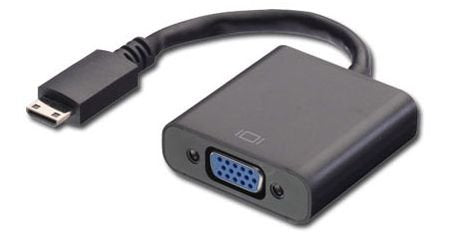 Microconnect Hdmivgab Adaptador De Cable De Vídeo 0,15 M Hdmi Type C (Mini) Vga (D-Sub) Negro