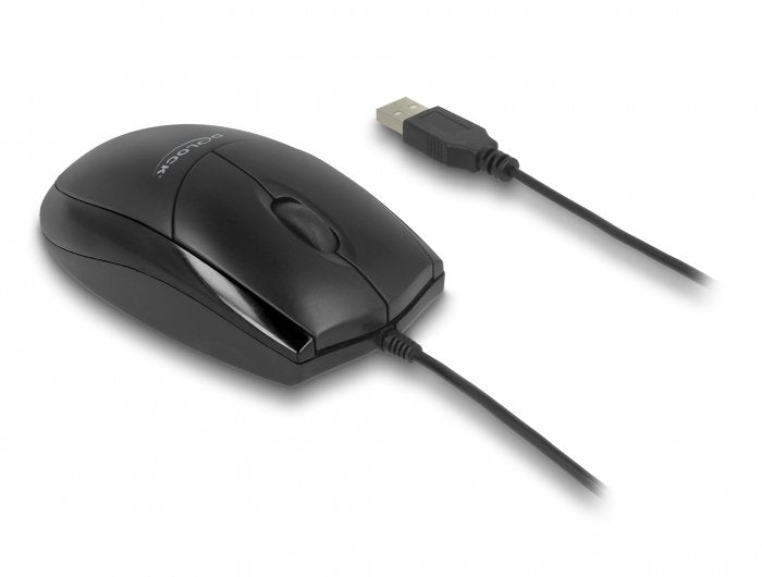 Delock 12106 Ratón De Escritorio Usb Óptico - Silencioso