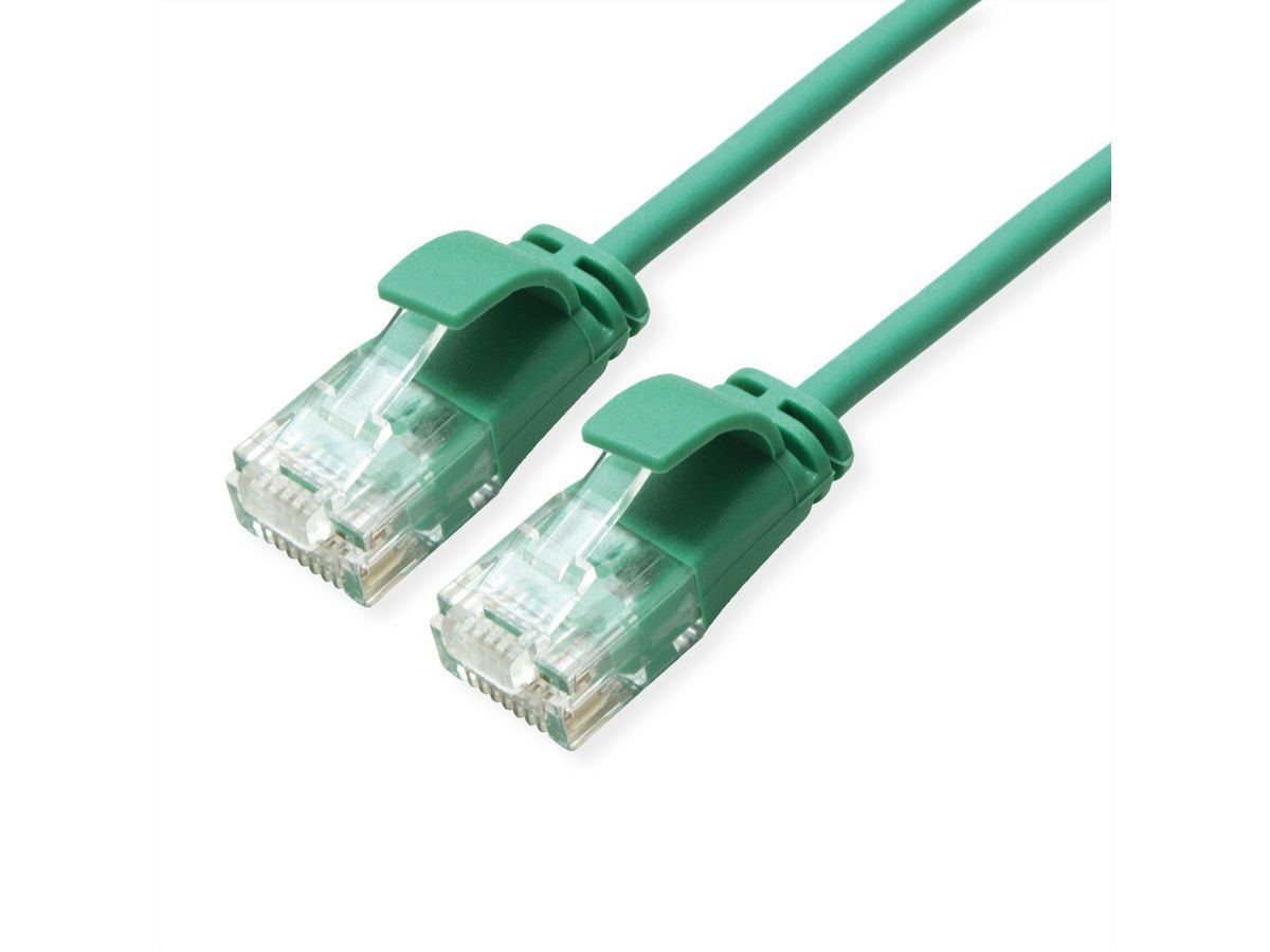 Roline Verde Utp Cable De Red Cat.6a (Class Ea), Lsoh, Slim, Grn, 1,5 M