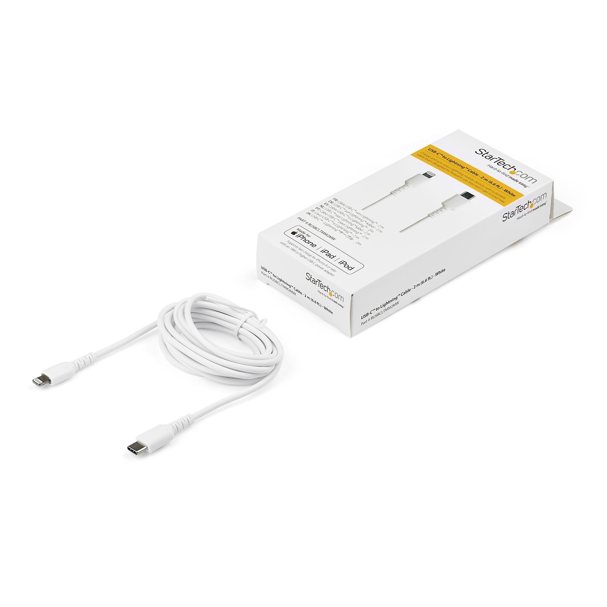 EAN 0065030882316 - StarTech.com RUSBCLTMM2MW cable de teléfono móvil USB C imagen 5