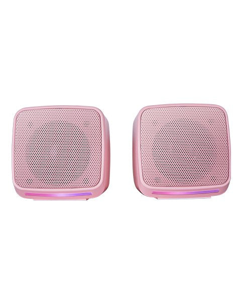 Altavoces Bluetooth Ms-Pro Rosa Mars Gaming Iluminación Rgb Flow Dinámica/ 10w/ Control De Volumen/ Conexión Jack 3.5mm