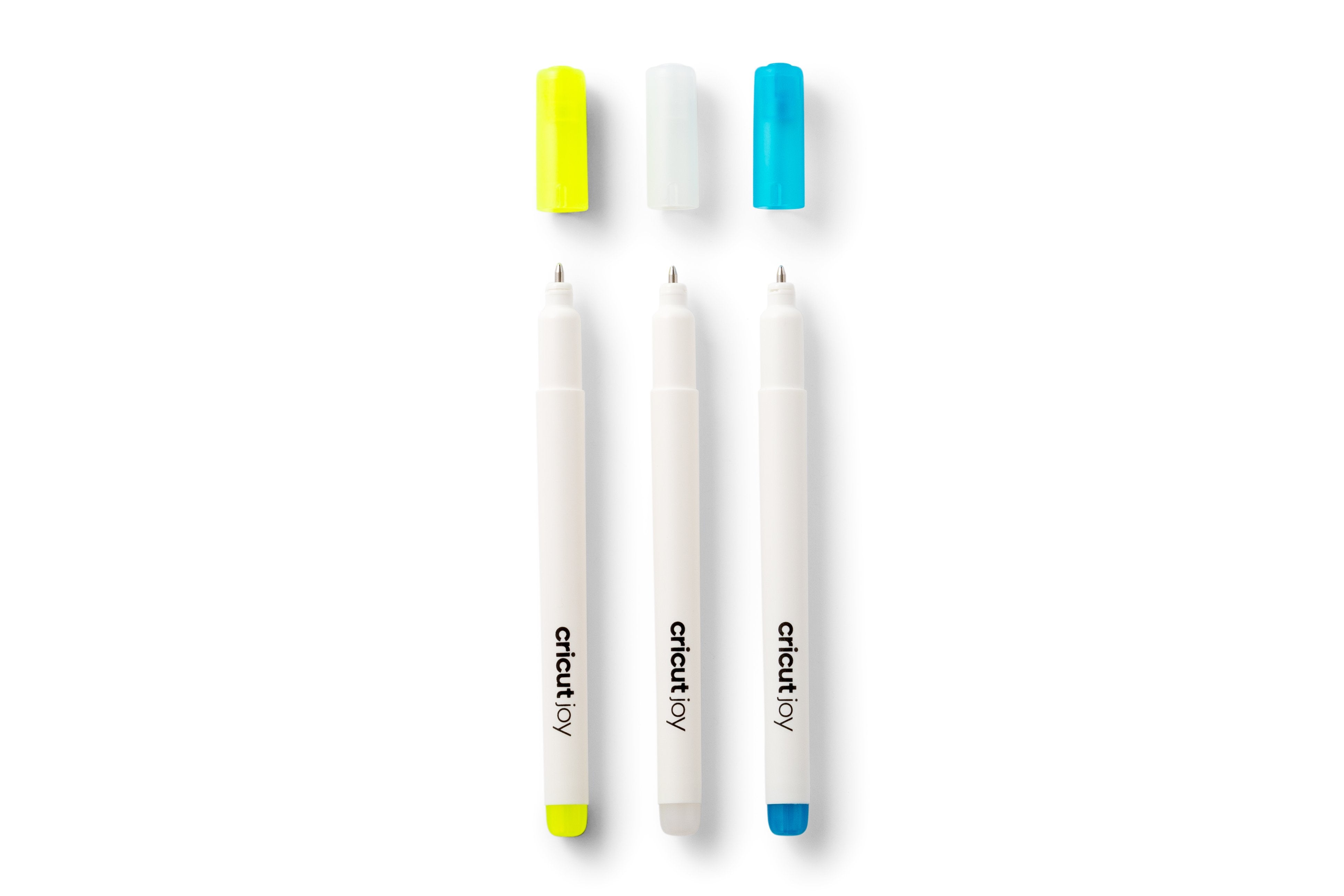 EAN 0093573868467 - Cricut Joy Opaque Bolígrafo de gel con tapa Azul, Blanco, Amarillo 3 pieza(s) imagen 2