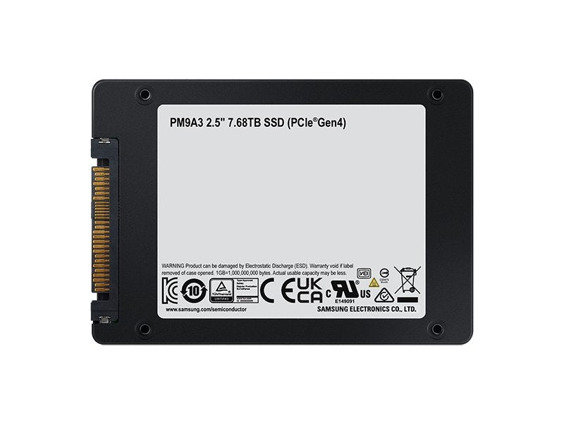EAN 8806094267136 - Samsung PM9A3 7,68 TB 2.5" PCI Express 4.0 NVMe V-NAND TLC imagen 5