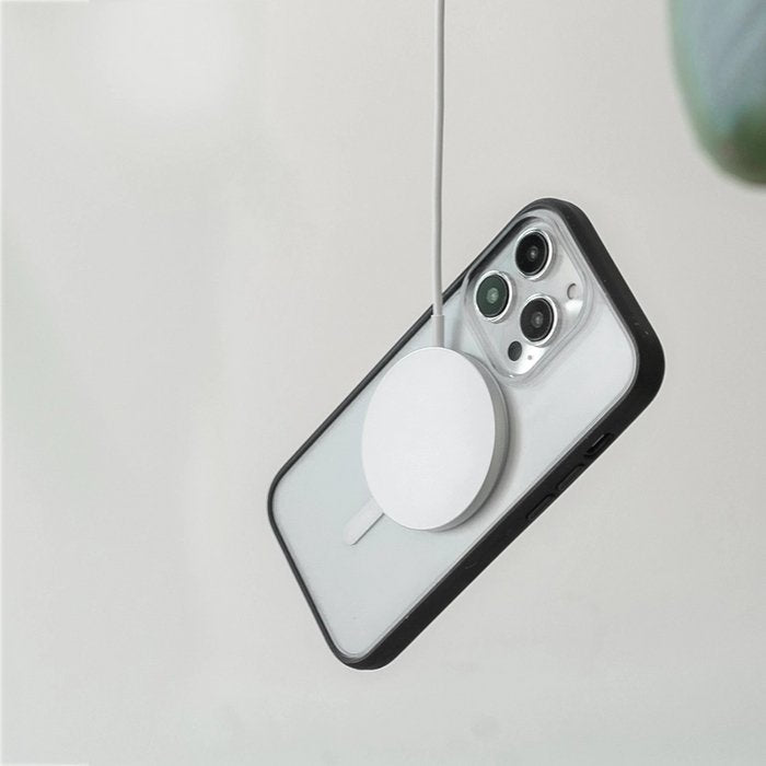 Woodcessories Funda Transparente Magsafe Iphone 15 Blanco