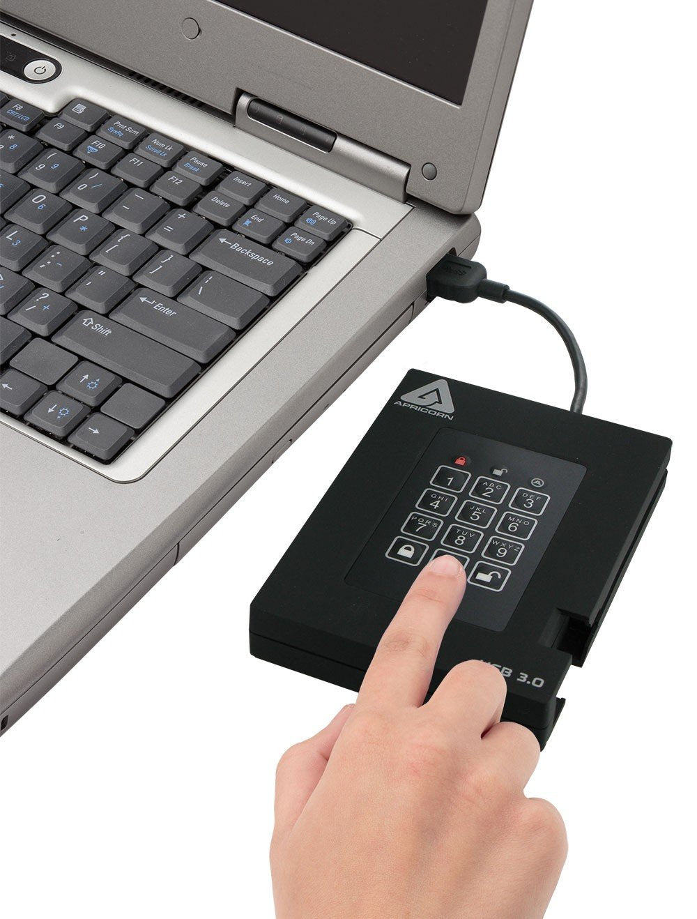 EAN 708326913782 - Apricorn Aegis Padlock Fortress 512 GB USB 3.2 Gen 1 (3.1 Gen 1) Negro imagen 4