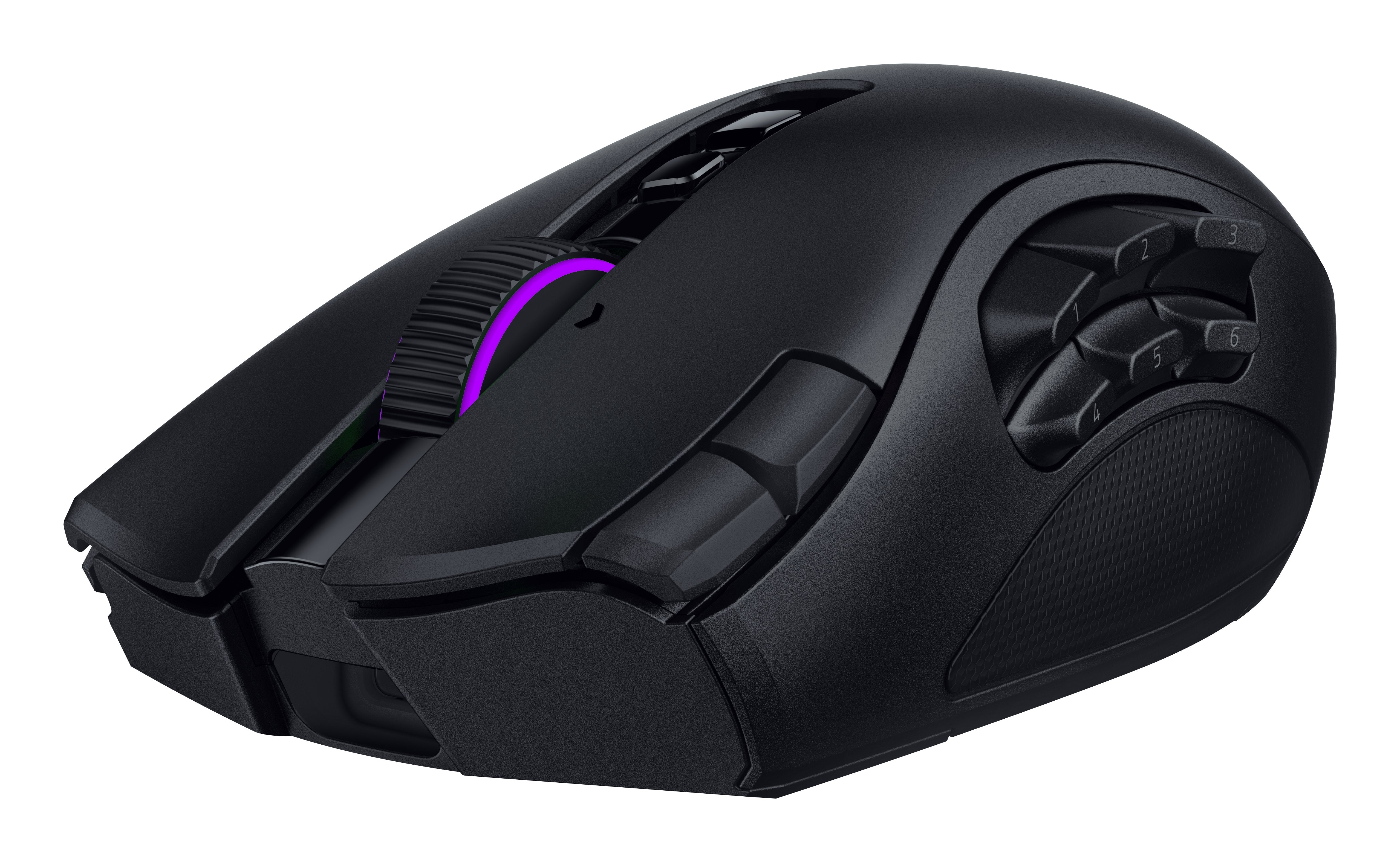 Razer Naga V3 Pro Ratón Juego Mano Derecha Rf Wireless + Bluetooth + Usb Type-C Óptico 50000 Dpi