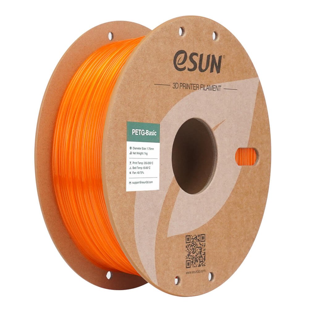 Petg 1.75mm Translucent Naranja 1kg