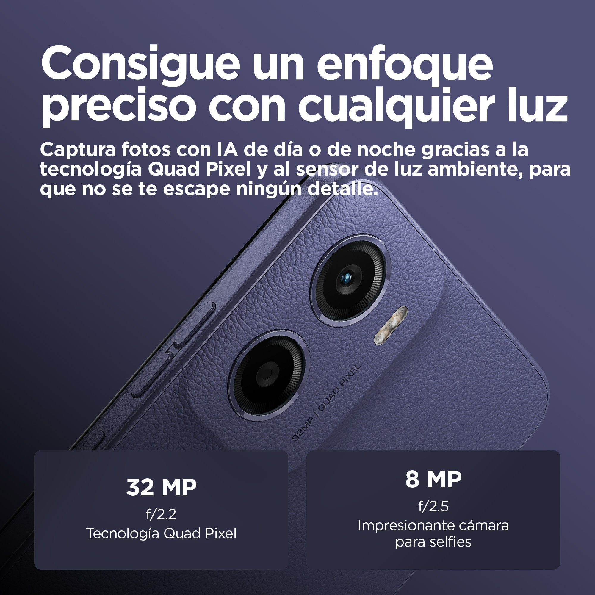 EAN 0840023281570 - Motorola moto e15 16,9 cm (6.67") SIM doble Android 14 Go edition 4G USB Tipo C 2 GB 64 GB 5200 mAh Lavan imagen 7