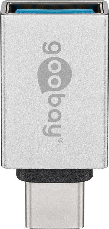 Goobay 56620 Adaptador De Cable Usb C Usb A Plata