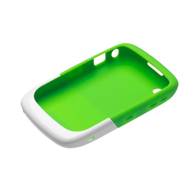 Blackberry 9300/8500, Premium Funda Para Blackberry 9300/8500 Verde, Blanco