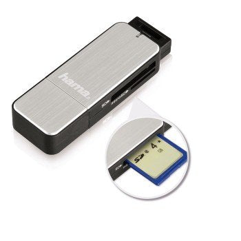 EAN 4047443200068 - Hama 123900 lector de tarjeta USB 3.2 Gen 1 (3.1 Gen 1) Negro, Plata imagen 3
