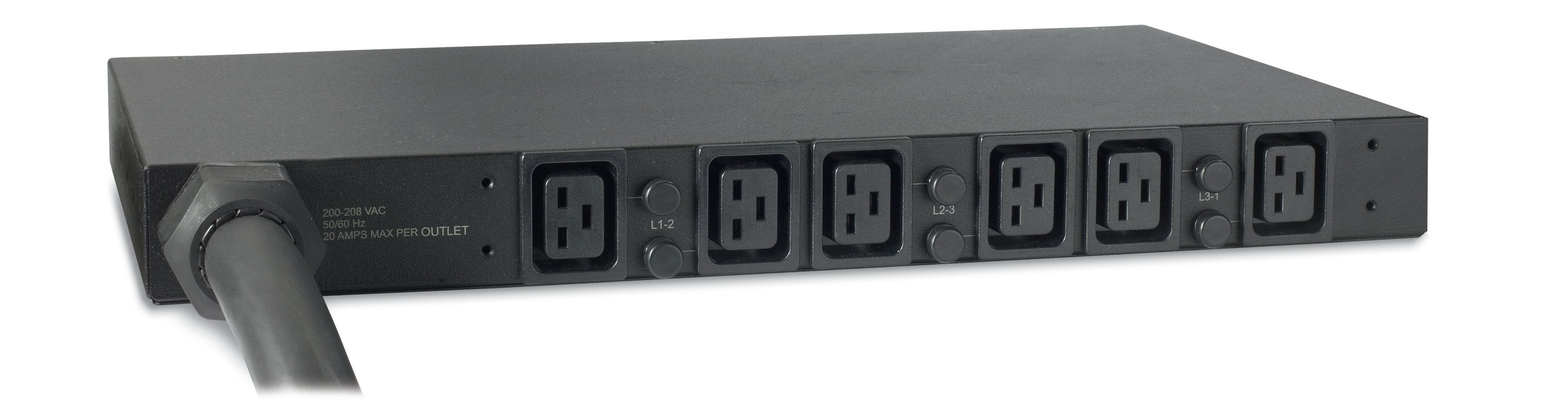 Apc Basic Rack Pdu Ap7526 Unidad De Distribución De Energía (Pdu) 6 Salidas Ac 1u Negro