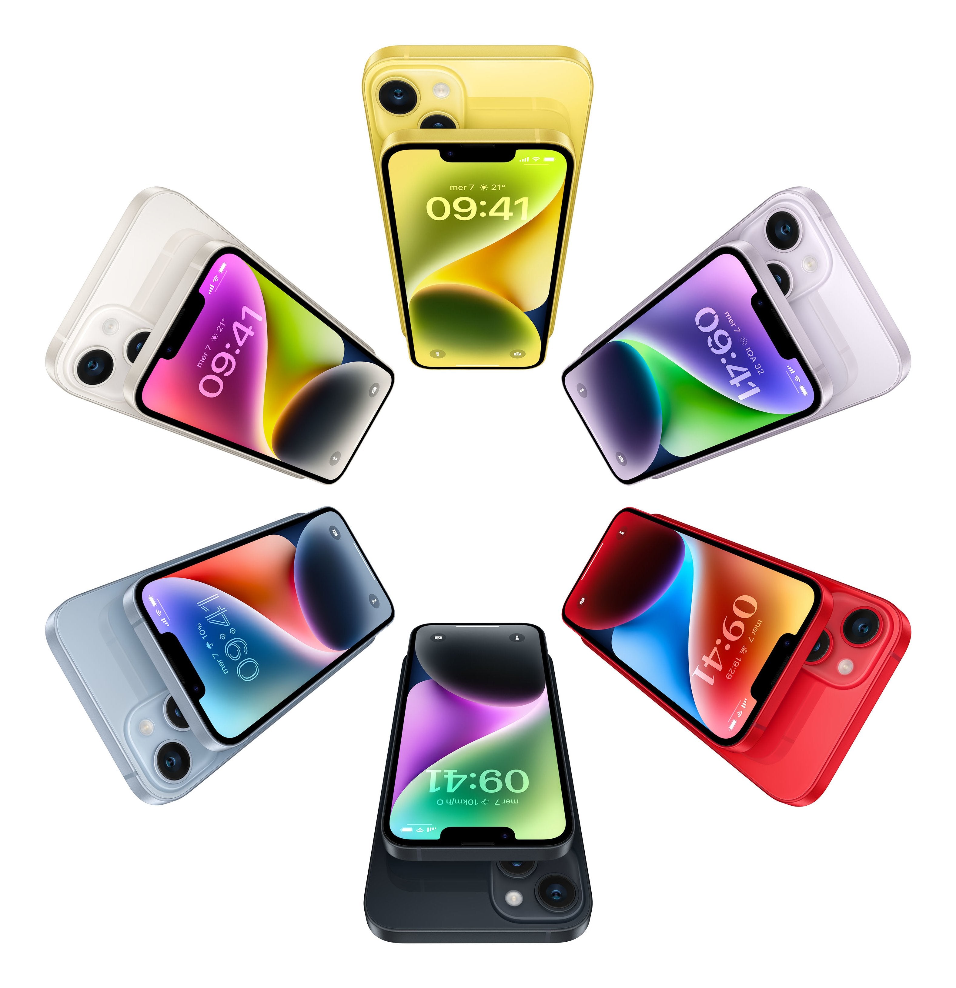 EAN 194253749233 - Apple iPhone 14 Plus 17 cm (6.7") SIM doble iOS 16 5G 256 GB Amarillo imagen 5