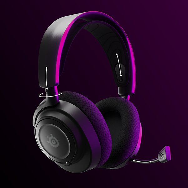 Auriculares Steelseries Arctis Nova 7 Inalámbrico Usb Tipo C Bluetooth Negro