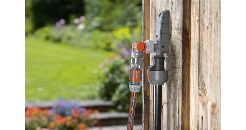 Gardena 8254-20 Tapón De Agua Grifo Gris / Naranja, 26,5 Mm (G 3/4 ")