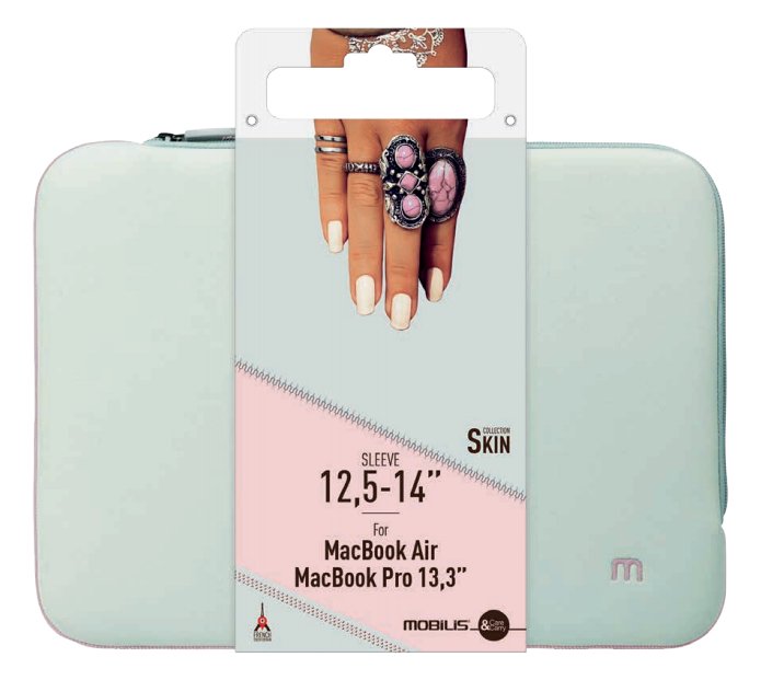 EAN 3700992511108 - Mobilis 049005 maletines para portátil 35,6 cm (14") Funda Gris, Rosa imagen 1