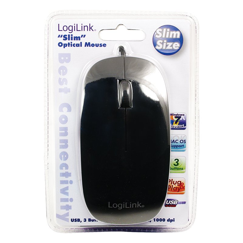 EAN 4052792007022 - LogiLink ID0063 ratón Oficina Ambidextro USB tipo A Óptico 1000 DPI imagen 3