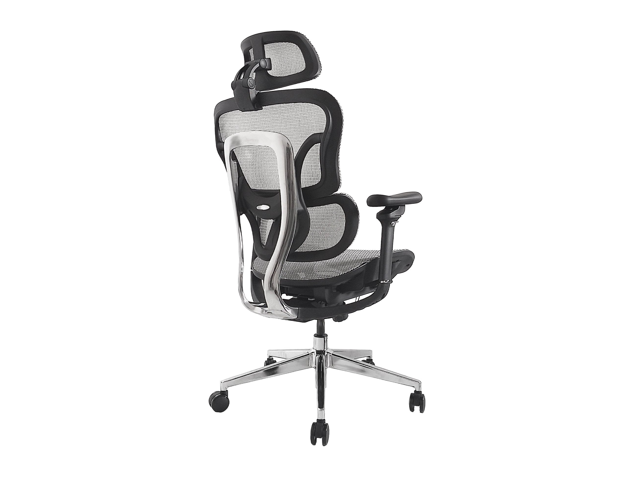 Silla De Oficina Ergonomica Equip 651050 Premium Color Gris Tapiceria Malla 5 Posiciones