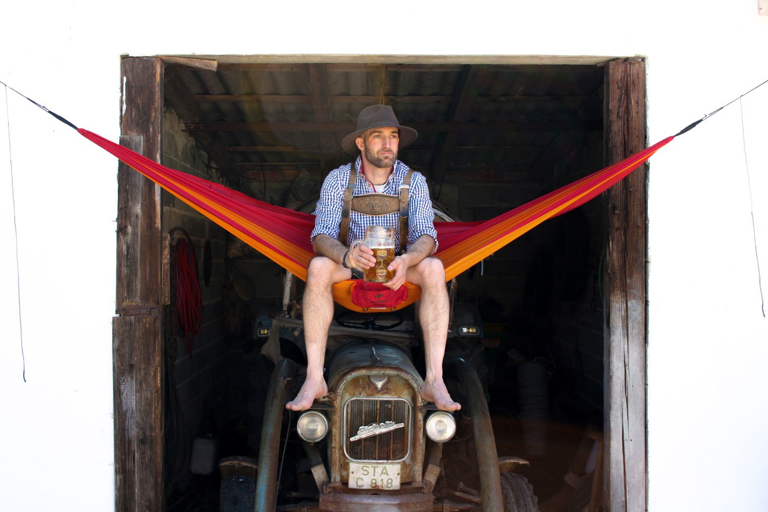 EAN 4030454006309 - AMAZONAS Adventure Hammock Hamaca colgante 1 personas(s) Nylon, Antidesgarros Naranja, Rojo imagen 12