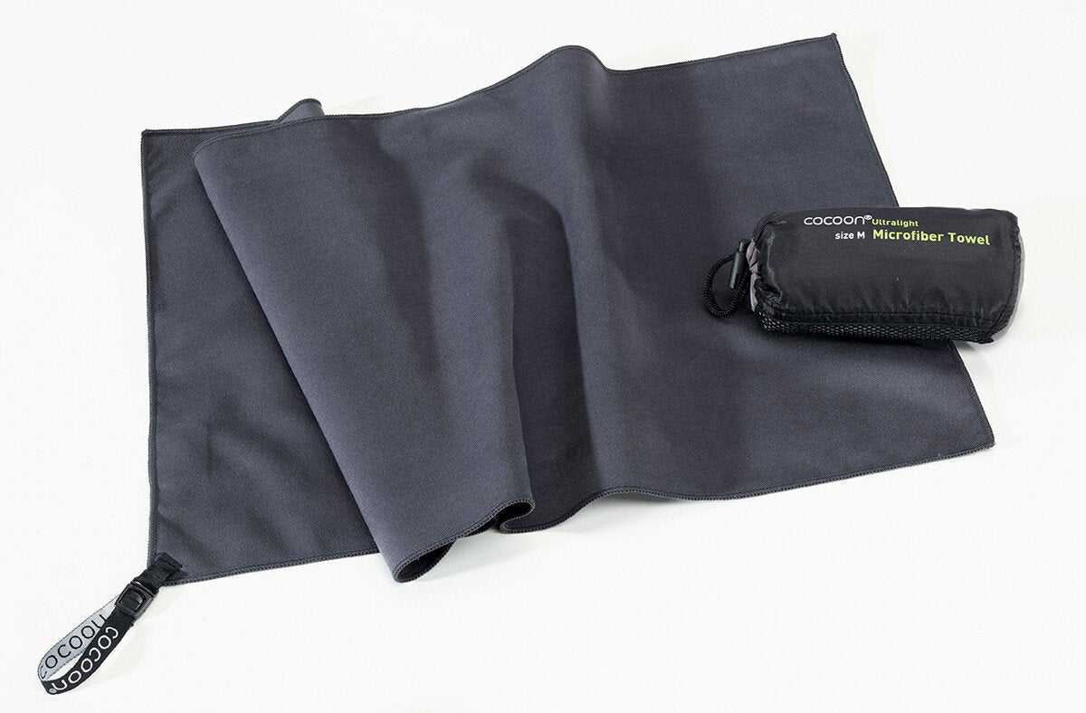 Cocoon Microfiber Towel Ultralight 150x80cm Manatee Gris