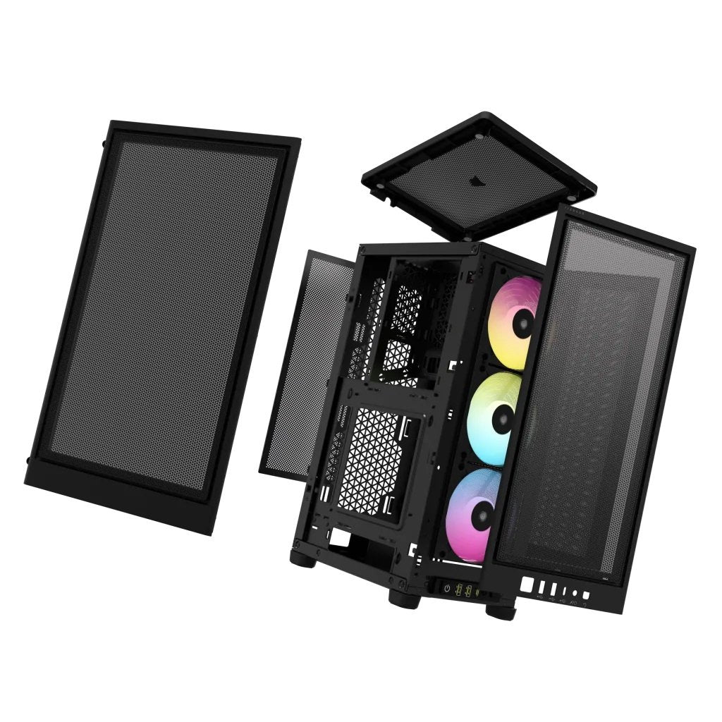 Caja Mini Itx Icue 2000d Rgb Airflow Black Corsair