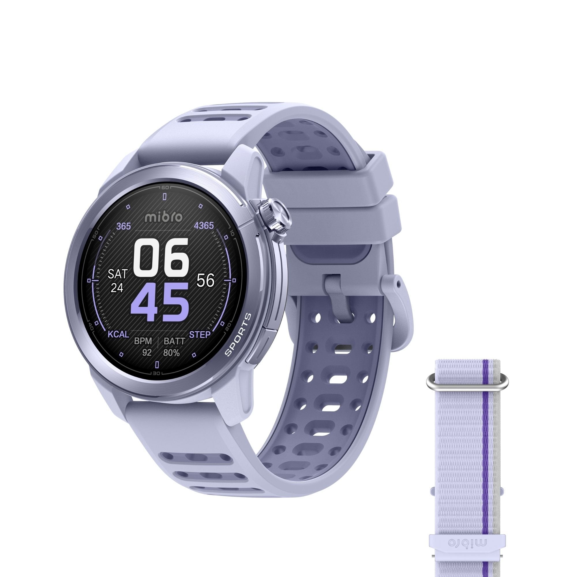 Smartwatch Mibro Gs Active 2 Smartwatch - 1,32" Amoled · 5atm · Bt. 5.3 · Bat. 350mah · Gps · Púrpura