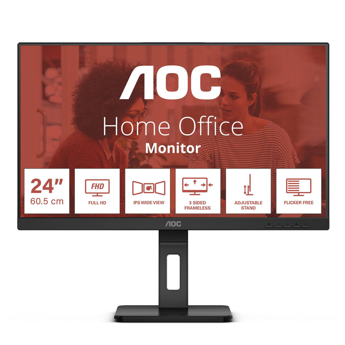EAN 4038986141253 - AOC E3 24E3QAF pantalla para PC 60,5 cm (23.8") 1920 x 1080 Pixeles Full HD LCD Negro imagen 1
