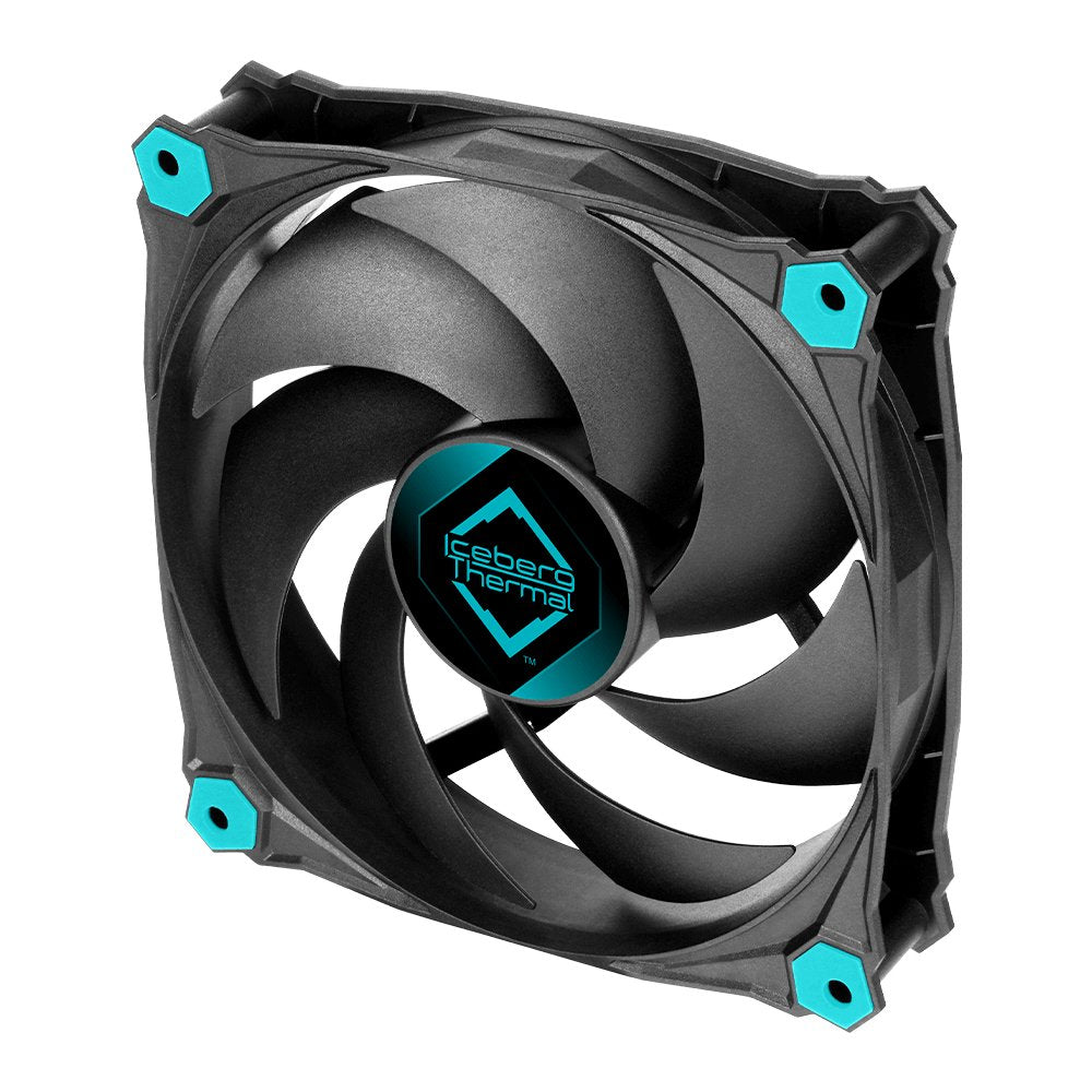 EAN 1230000071840 - Iceberg Thermal IceGALE Silent Carcasa del ordenador Ventilador 12 cm Negro 3 pieza(s) imagen 7