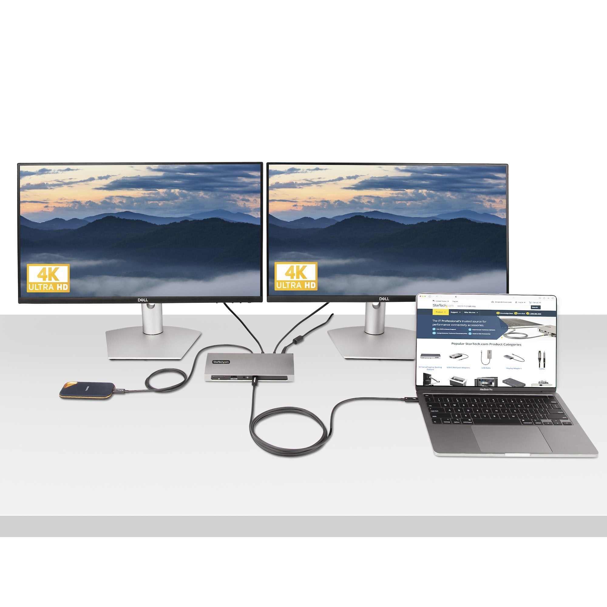 EAN 0065030895859 - StarTech.com A40G2MB-TB4-CABLE cable Thunderbolt 2 m 40 Gbit/s Negro imagen 6