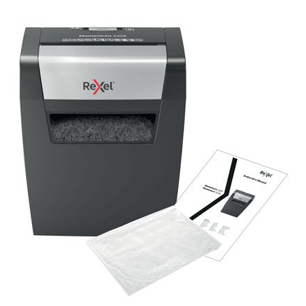 EAN 5028252523189 - Rexel Momentum X406 triturador de papel Corte en partículas 70 dB Azul, Gris imagen 8