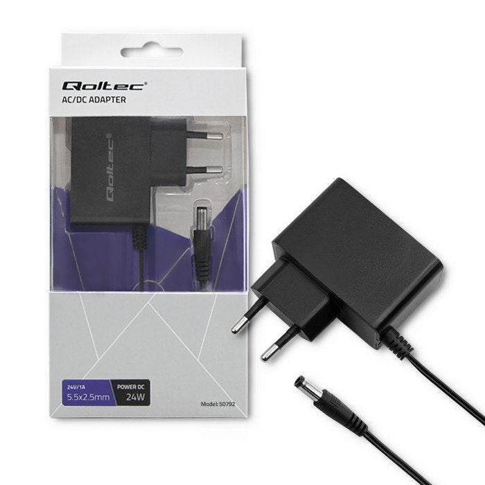 Qoltec 50792 Cargador E Inversor De Corriente Interior 24 W