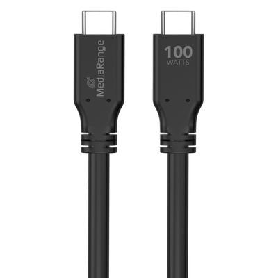 Cable Mediarange Mrcs218 Usb Usb 3.2 Gen 1 (3.1 Gen 1) 3 M Usb C Negro