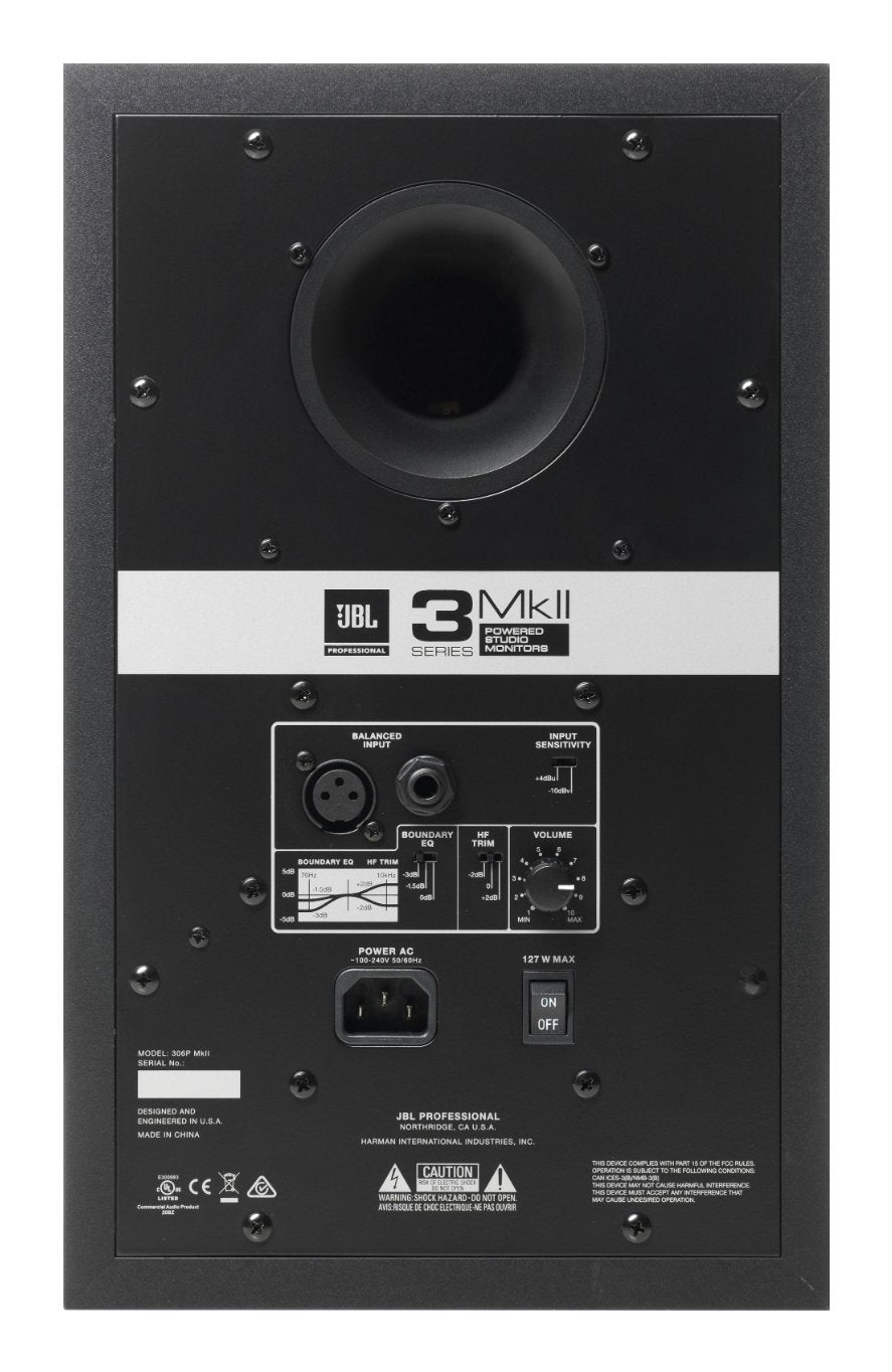 EAN 0691991035722 - JBL 306P MkII Negro imagen 2