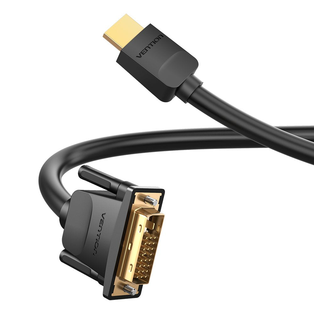 Cable Conversor Vention Abfbf Dvi Macho Hdmi Macho 1m Negro