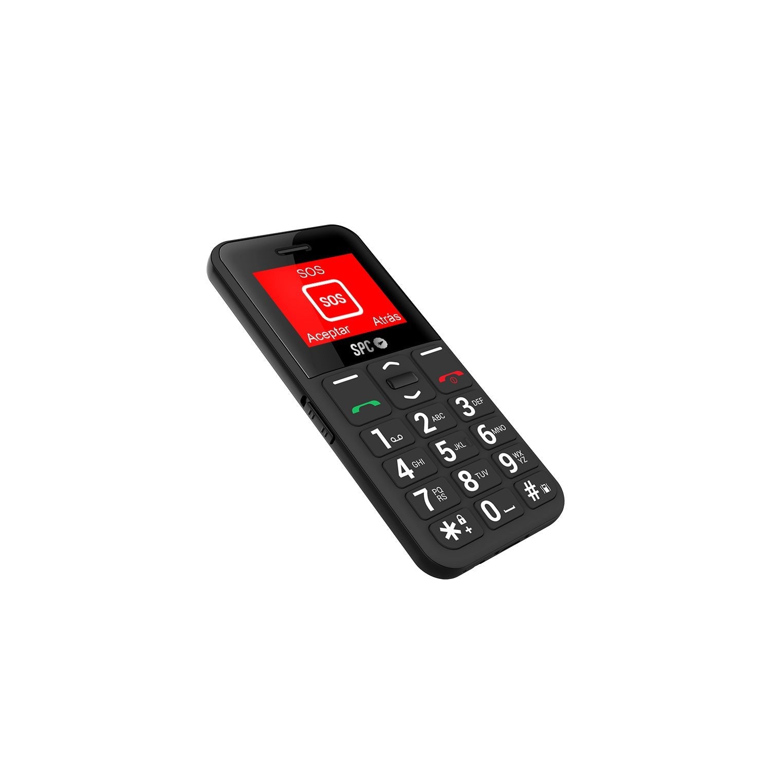 EAN 8436542859189 - SPC Fortune 2 Pocket Edition 4,5 cm (1.77") 75 g Negro Teléfono para personas mayores imagen 3