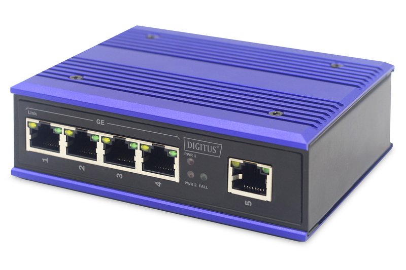 EAN 4016032458838 - ASSMANN Electronic DN-651118 switch Gigabit Ethernet (10/100/1000) Negro, Azul imagen 1