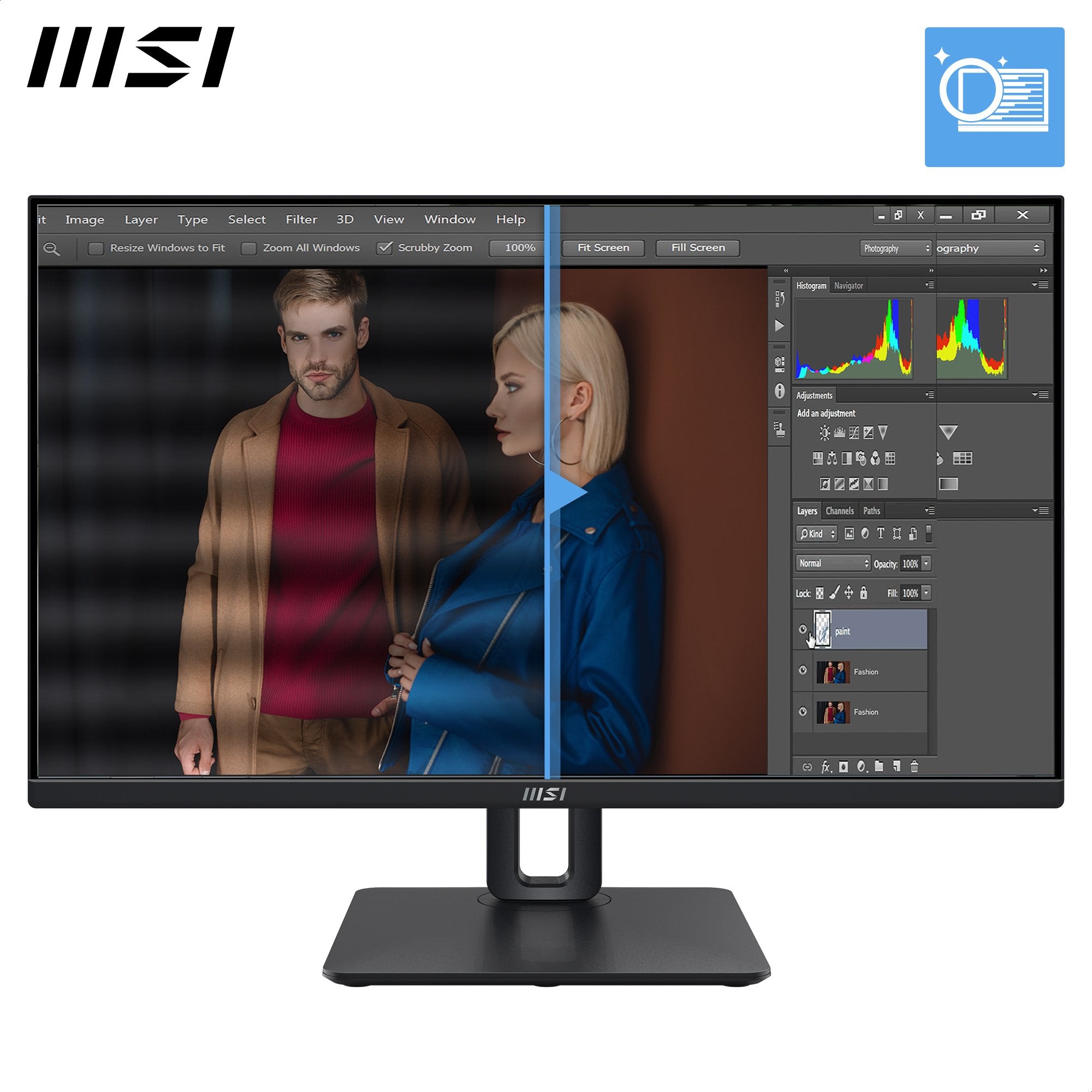 EAN 4711377211086 - MSI Pro MP245PG pantalla para PC 60,5 cm (23.8") 1920 x 1080 Pixeles Full HD LCD Negro imagen 7